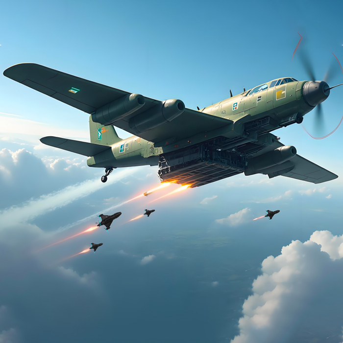 “蜂群突击” 对地攻击系统 ⸺-母机搭载・多战斗部精准打